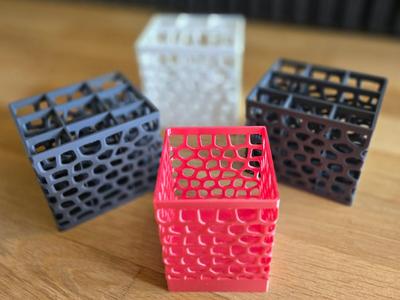 Organic Grid Storage Box – Open 