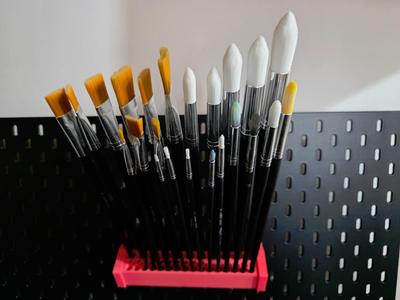 Ikea Skadis Painting Brush Organizer, Sara Model 01