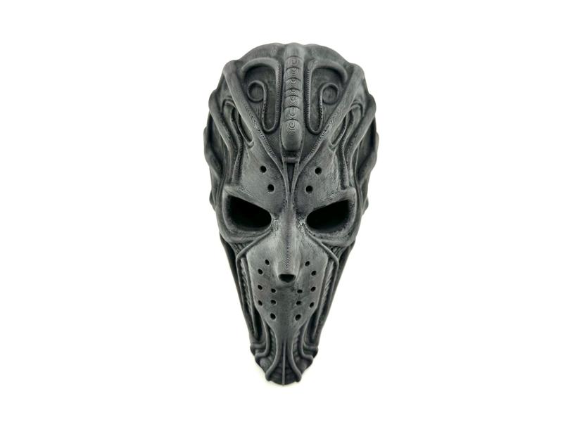 Giger style Hockey mask decor