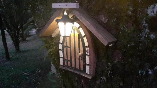 mini colonial lantern fairy house