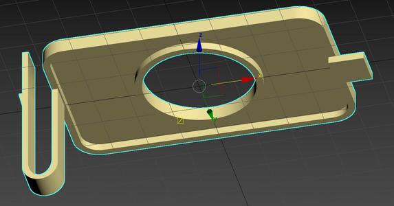 Kobra Max - Bearing Cover (crude and not to scale)