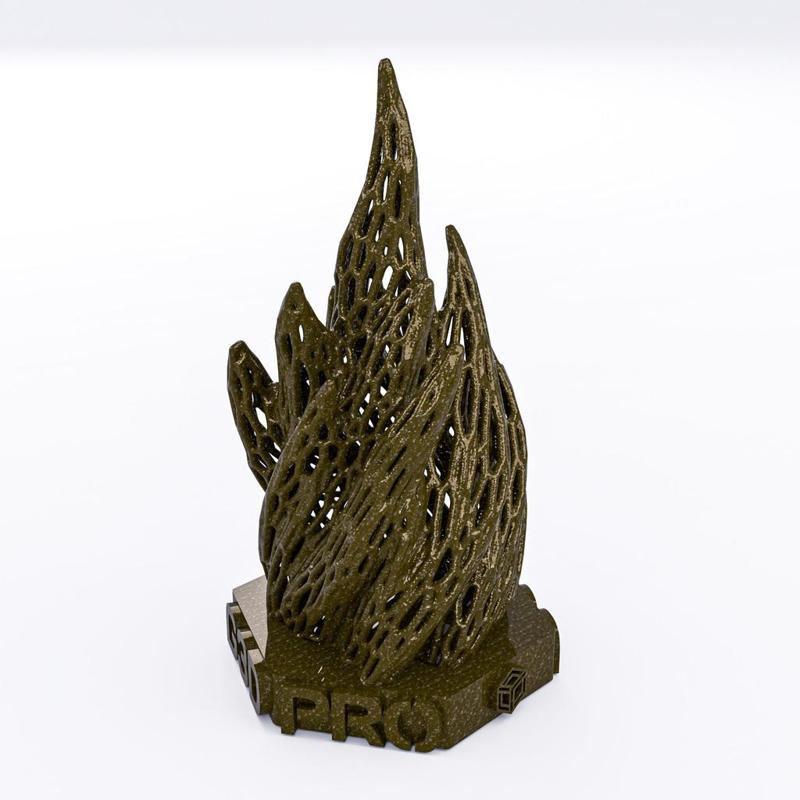 Trophée PLA Iris Flamme G3D PRO / Flame Iris Trophy - G3D PRO