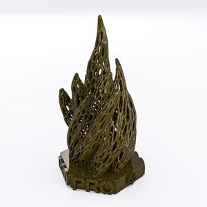 Trophée PLA Iris Flamme G3D PRO / Flame Iris Trophy - G3D PRO