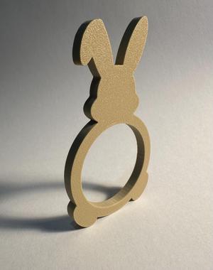 Easter bunny napkin holder
