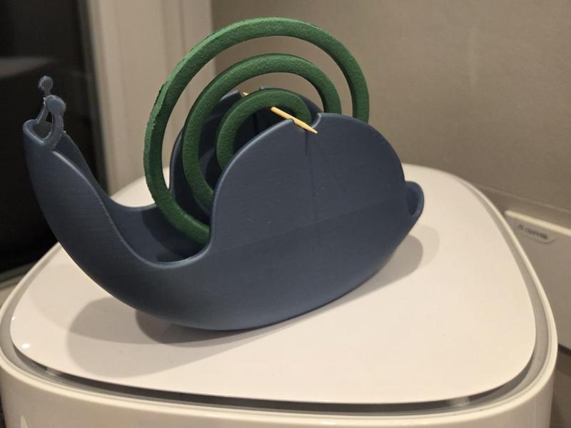 Mosquito coil holder Snail