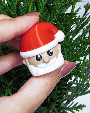 Santa and Snowman Heads Fidget Clicker