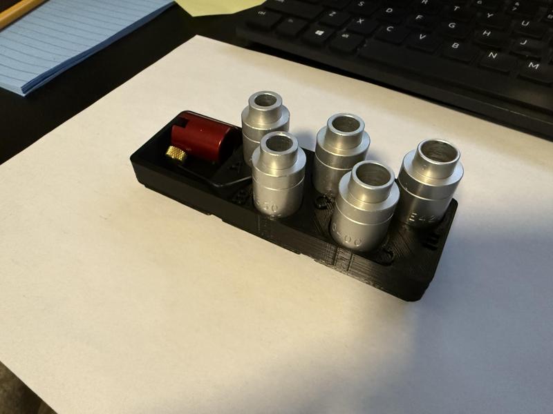Gridfinity Hornady Headspace Comparator Tray