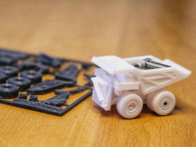 Micro Dump Truck Kit Card - Liebherr 284 T