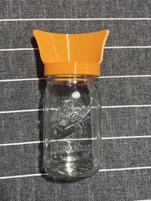 Wide Mouth Mason Jar Funnel - Scoop Version