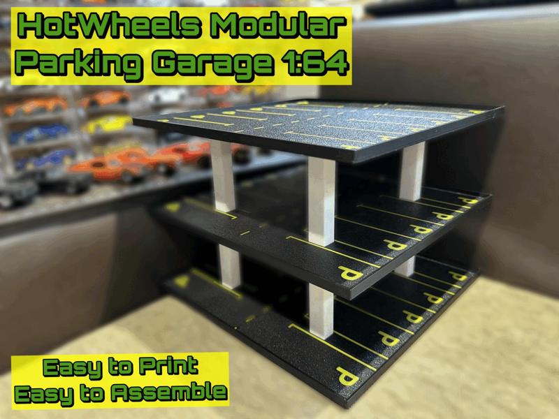 HotWheels Modular MultiLevel Parking Garage 1:64 