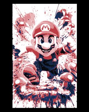 Fan Art fun depiction of Super Mario Art for the Wall - Hueforge