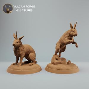 Almiraj Bunnycorn 1 inch base Pre-supported - two variations