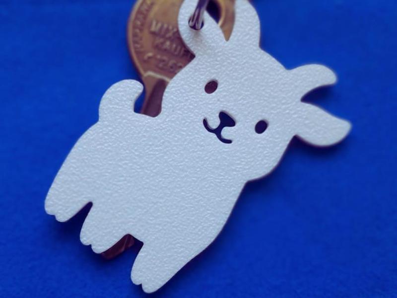 SImple Goat Keychain