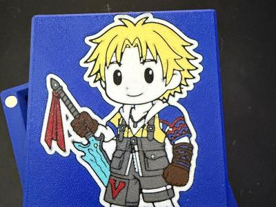 MTG Commander Deck Box Final Fantasy - Tidus