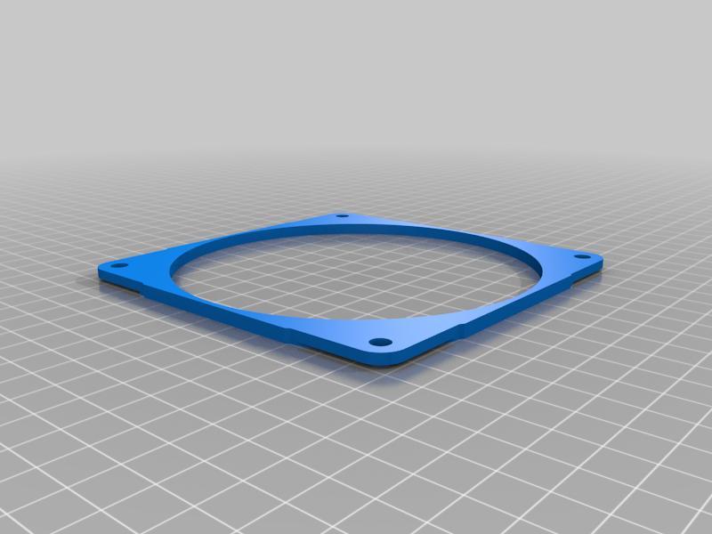 Airbrush spray booth adapter for 120x25 fan