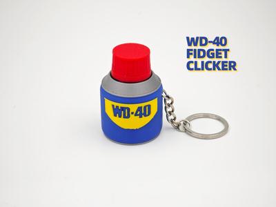 WD40 Fidget Clicker Stress Relief Keyring
