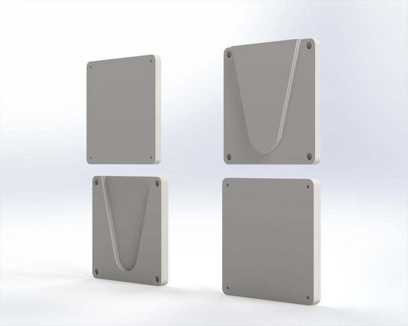 Self Aligning 100mm Vesa Quick Release