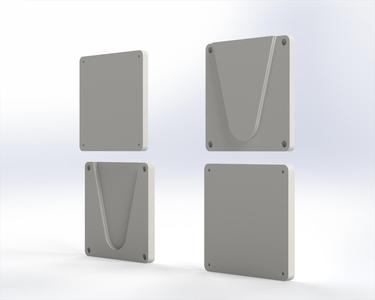Self Aligning 100mm Vesa Quick Release