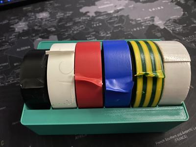 electrical tape holder gridfinity - 19.7 x 60 tapes