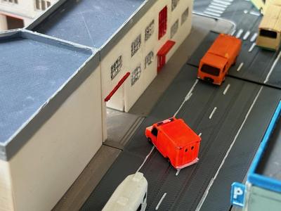 Fire station 2 (5of7) Connecting building (z-scale)