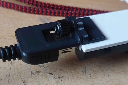 Wifi dongle USB cable extension lock