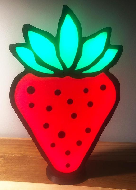 Strawberry light box
