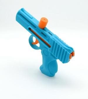 Fully 3D Printable Tiny Toy Gun - (x6 Round - semiauto) - v2 EXTENDED