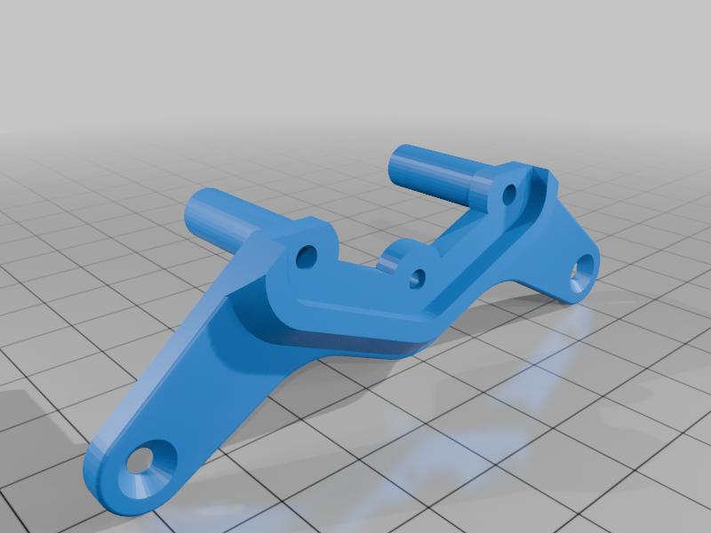 Mugen MTC2 to Tamiya RC body front mount adapter