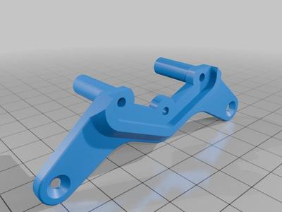 Mugen MTC2 to Tamiya RC body front mount adapter