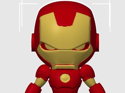 Iron Man – Chibi Hero Edition Printmon