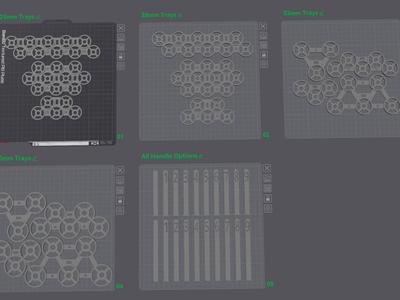 All Movement Trays and Handle Options