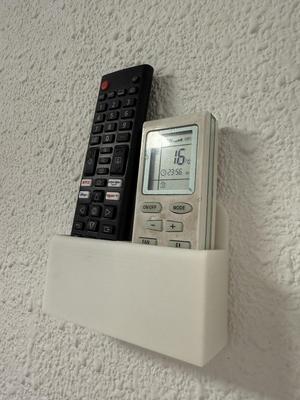 2 REMOTES WALL MOUNT HOLDER