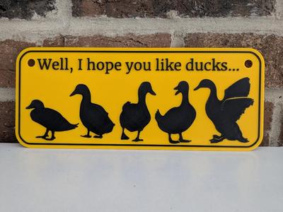 Duck Sign