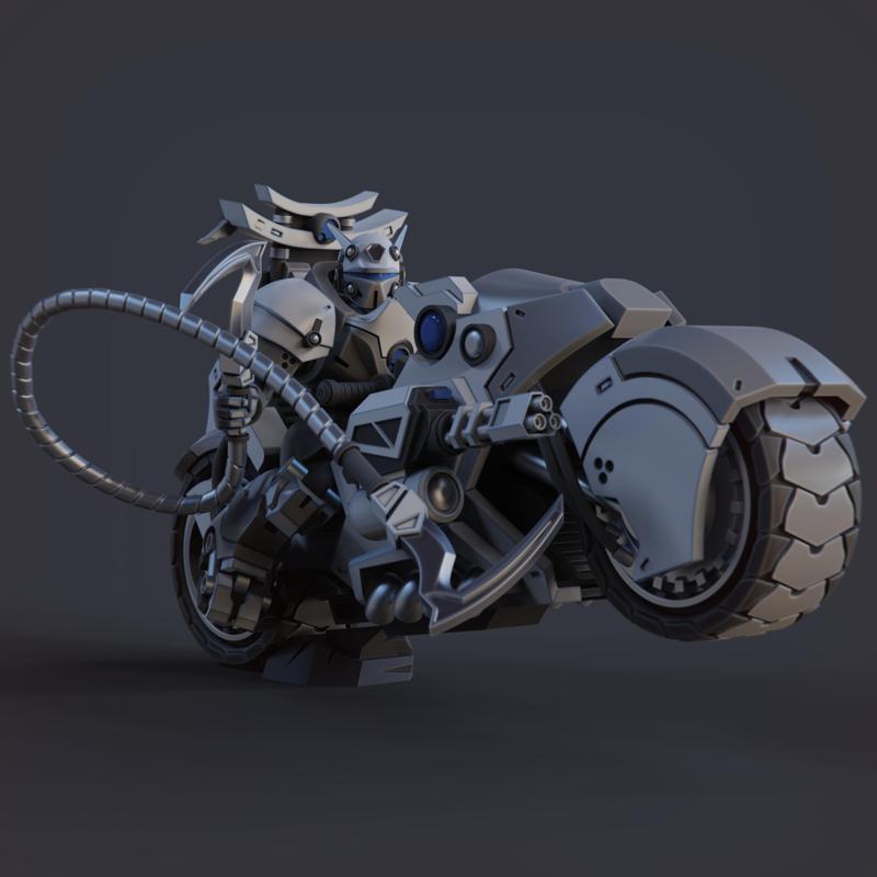 Bajutsu Pattern Bikers (Modular) - Cyber Samurai Dynasty