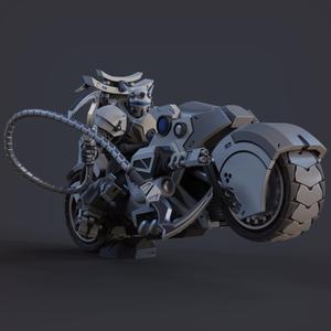 Bajutsu Pattern Bikers (Modular) - Cyber Samurai Dynasty