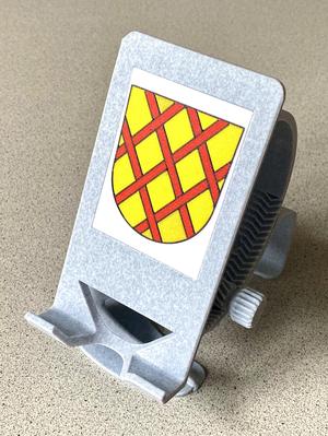 Multi-color Cover Plate for revised Phone Holder (here: Crest of Daun)