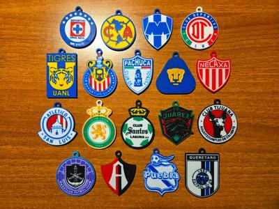 Liga MX Teams 2024/25 - Keychains