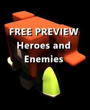Free Preview: Cube-Craft Heroes & Enemies