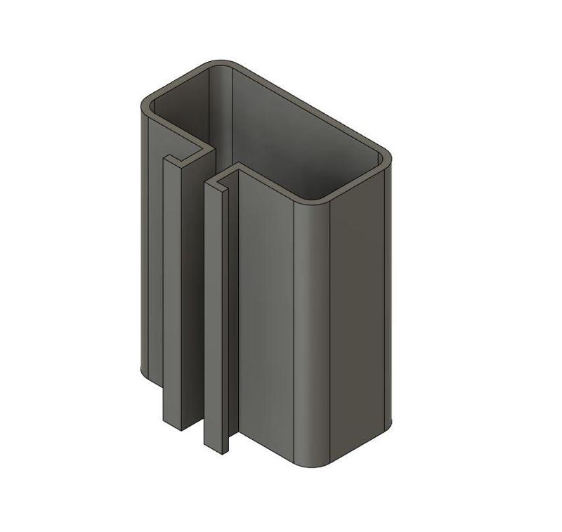 40x20 Cable Duct for 4040 Aluminium Profile