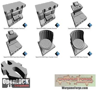 Computers & More OpenLOCK Modular Sci-Fi Expansion Set, 28mm