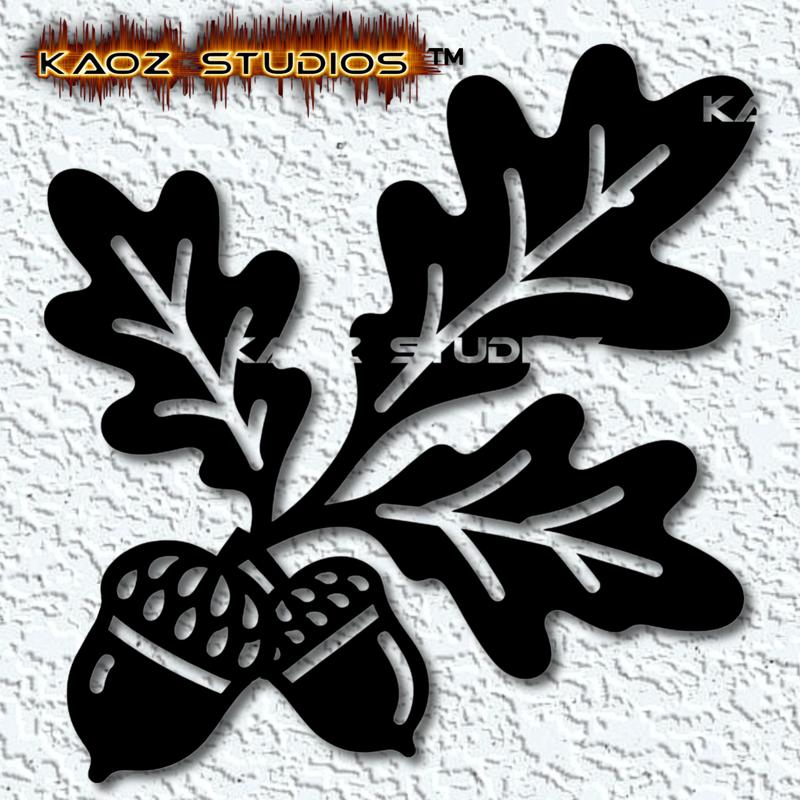 acorn branch wall art oak tree wall decor autumn decoration