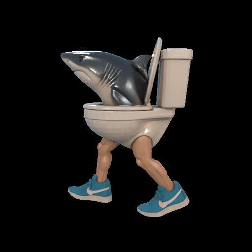 Figura skibidi toilet brainrot tralalero tralala