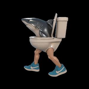 Figura skibidi toilet brainrot tralalero tralala