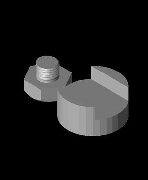 Ender 3 adjustable feet.stl