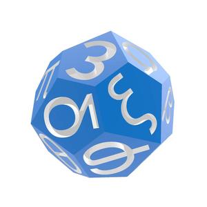 Greek Alphabet d24 Polyhedral Die