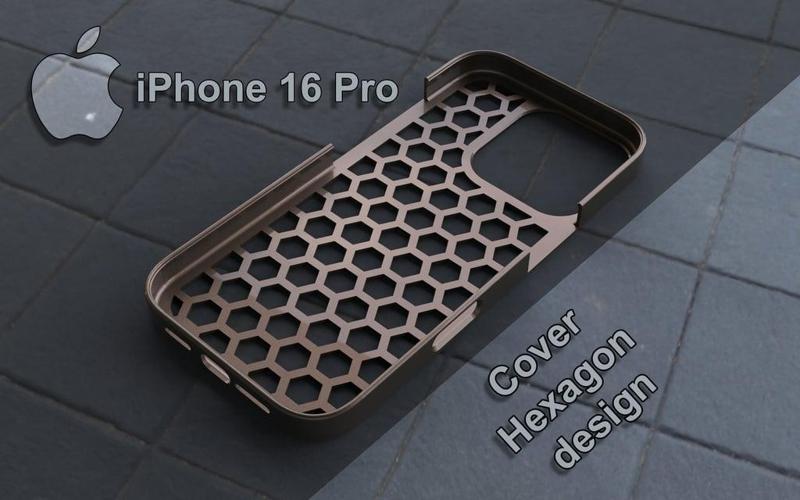 iPhone 16 Pro - Case / Cover Hexagon design