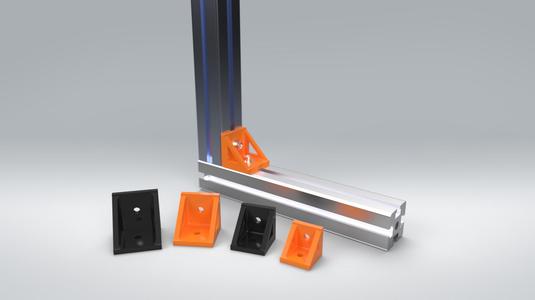 Corner Brackets for Profile Systems (Easy to print)