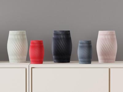 Twisted Vase. Simple and easy home decor print