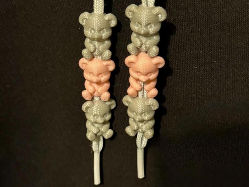 Knitted Teddy Bear Hoodie Bead