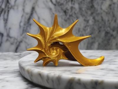 Abstract Seashell Decoration